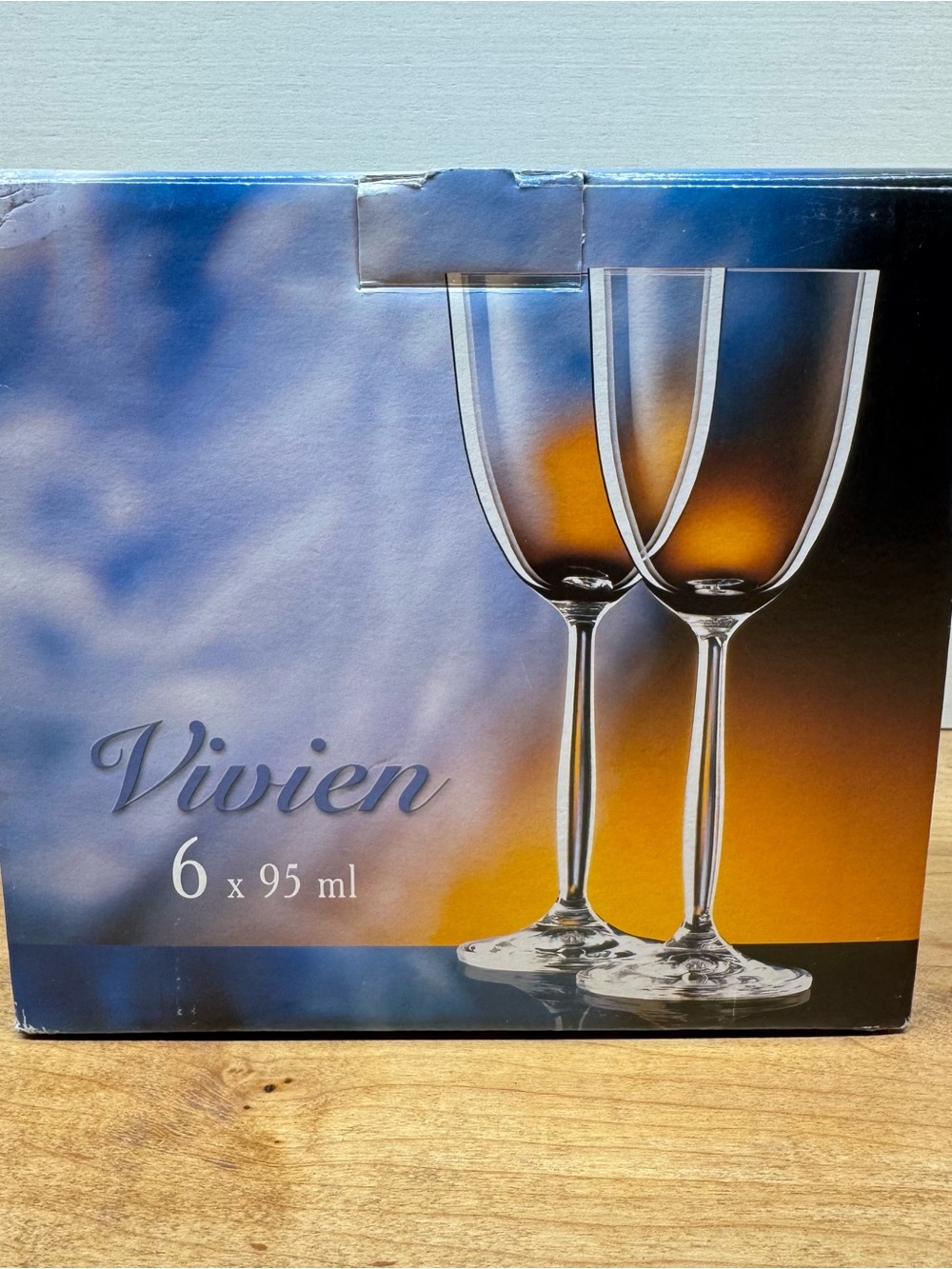 Crystal Wine Glasses 95ml - Set of 6 (Clear) - Picture 1 of 4